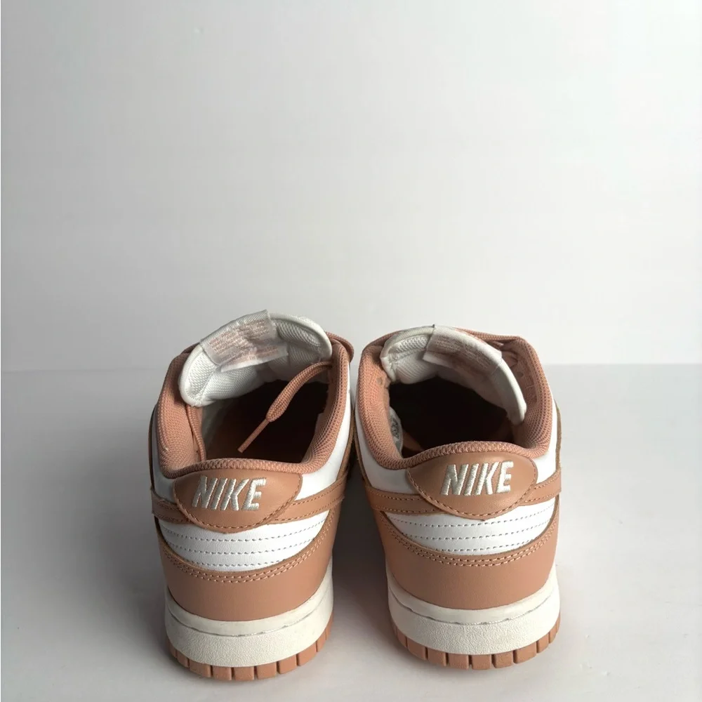 White/Rose whisper women’s Nike Dunk low-size 10 - Picture 7 of 9